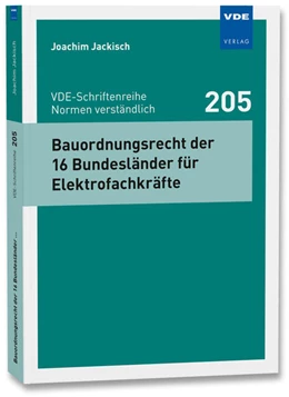 Abbildung von Jackisch | Bauordnungsrecht der 16 Bundesländer für Elektrofachkräfte | 1. Auflage | 2025 | 205 | beck-shop.de