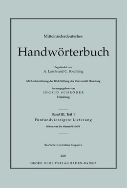 Abbildung von Schröder | Mittelniederdeutsches Handwörterbuch | 1. Auflage | 2025 | beck-shop.de