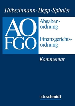 Abbildung von Hübschmann / Hepp | Abgabenordnung - Finanzgerichtsordnung • mit Aktualisierungsservice | 1. Auflage | 2018 | beck-shop.de