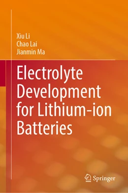 Abbildung von Li / Lai | Electrode Development for Lithium-ion Batteries | 1. Auflage | 2025 | beck-shop.de
