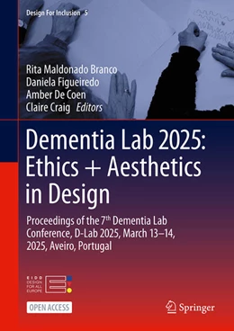 Abbildung von Branco / Figueiredo | Dementia Lab 2025: Ethics + Aesthetics in Design | 1. Auflage | 2025 | beck-shop.de