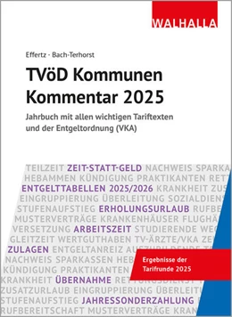 Abbildung von Effertz / Bach-Terhorst | TVöD Kommunen Kommentar 2025 | 1. Auflage | 2025 | beck-shop.de