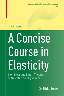 Abbildung von Yang | A Concise Course in Elasticity | 1. Auflage | 2025 | beck-shop.de