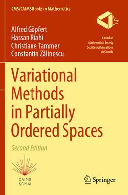 Abbildung von Göpfert / Riahi | Variational Methods in Partially Ordered Spaces | 2. Auflage | 2025 | beck-shop.de