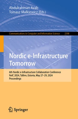 Abbildung von Azab / Malkiewicz | Nordic e-Infrastructure Tomorrow | 1. Auflage | 2025 | beck-shop.de