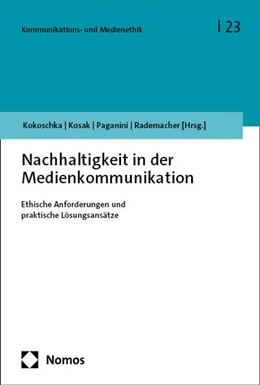 Abbildung von Kokoschka / Kosak | Nachhaltigkeit in der Medienkommunikation | 1. Auflage | 2025 | beck-shop.de