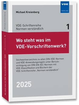 Abbildung von Kreienberg | Wo steht was im VDE-Vorschriftenwerk? 2025 | 1. Auflage | 2025 | 1 | beck-shop.de