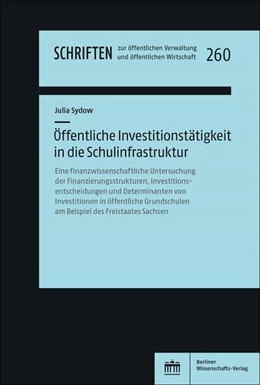 Abbildung von Sydow | Öffentliche Investitionstätigkeit in die Schulinfrastruktur | 1. Auflage | 2025 | beck-shop.de