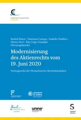 Abbildung von Bahar / Canapa | Modernisierung des Aktienrechts vom 19. Juni 2020 | 1. Auflage | 2025 | beck-shop.de