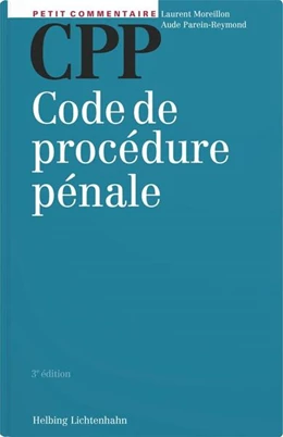 Abbildung von Moreillon / Parein-Reymond | Petit commentaire CPP | 3. Auflage | 2025 | beck-shop.de