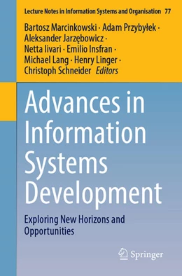 Abbildung von Marcinkowski / Przybylek | Advances in Information Systems Development | 1. Auflage | 2025 | beck-shop.de