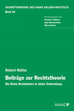 Abbildung von Jabloner / Kammerhofer | Robert Walter. Beiträge zur Rechtstheorie | 1. Auflage | 2025 | 44 | beck-shop.de