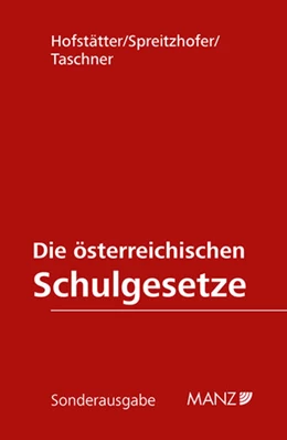 Abbildung von Hofstätter / Spreitzhofer | Die österreichischen Schulgesetze | 1. Auflage | 2025 | 41 | beck-shop.de