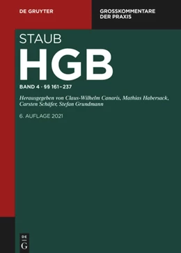 Abbildung von Casper / Harbarth | Staub. HGB. Band 4: §§ 161-237 | 6. Auflage | 2025 | beck-shop.de