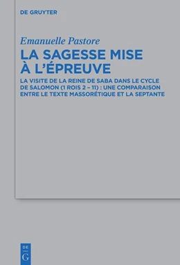 Abbildung von Pastore | La sagesse mise à l’épreuve | 1. Auflage | 2025 | 566 | beck-shop.de