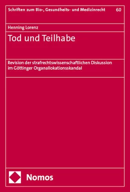 Abbildung von Lorenz | Tod und Teilhabe | 1. Auflage | 2025 | beck-shop.de