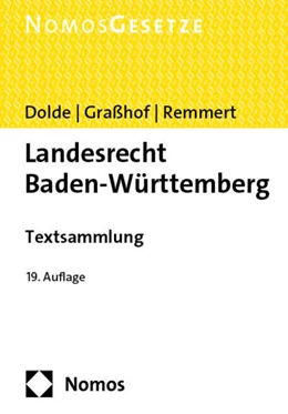 Abbildung von Dolde / Graßhof | Landesrecht Baden-Württemberg | 19. Auflage | 2025 | beck-shop.de