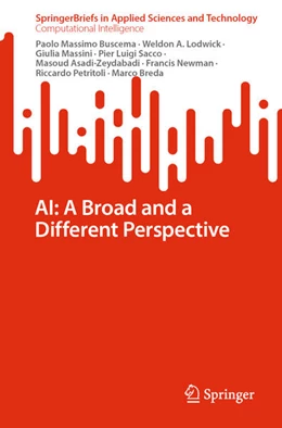 Abbildung von Buscema / Lodwick | AI: A Broad and a Different Perspective | 1. Auflage | 2025 | beck-shop.de