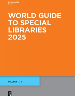 Abbildung von World Guide to Special Libraries 2025 | 1. Auflage | 2025 | beck-shop.de