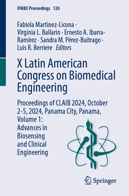 Abbildung von Martinez-Licona / Ballarin | X Latin American Congress on Biomedical Engineering | 1. Auflage | 2025 | beck-shop.de