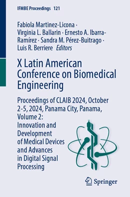 Abbildung von Martinez-Licona / Ballarin | X Latin American Conference on Biomedical Engineering | 1. Auflage | 2025 | beck-shop.de