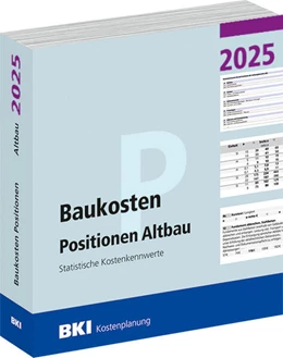 Abbildung von BKI Baukosteninformationszentrum Deutscher Architektenkammern | BKI Baukosten Positionen Altbau 2025 | 1. Auflage | 2025 | beck-shop.de