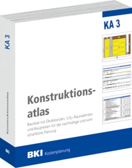 Abbildung von BKI Baukosteninformationszentrum Deutscher Architektenkammern | BKI Konstruktionsatlas KA3 | 1. Auflage | 2026 | beck-shop.de
