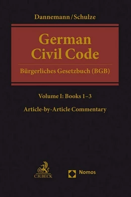 Abbildung von Dannemann / Schulze | German Civil Code Volume I | 1. Auflage | 2020 | beck-shop.de