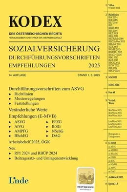 Abbildung von Baumann / Doralt | KODEX Sozialversicherung 2025, Band III | 14. Auflage | 2025 | beck-shop.de