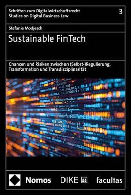 Abbildung von Modjesch | Sustainable FinTech | 1. Auflage | 2025 | beck-shop.de