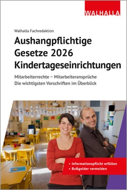 Abbildung von Aushangpflichtige Gesetze 2026 Kindertageseinrichtungen | 1. Auflage | 2025 | beck-shop.de