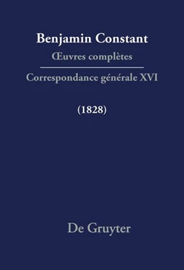 Abbildung von Courtney / Rowe | Correspondance générale 1828 | 1. Auflage | 2025 | beck-shop.de