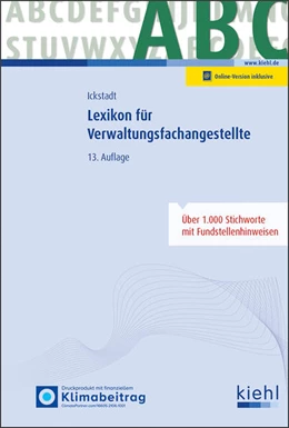 Abbildung von Ickstadt | Lexikon für Verwaltungsfachangestellte | 13. Auflage | 2025 | beck-shop.de