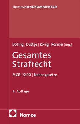 Abbildung von Dölling / Duttge | Gesamtes Strafrecht | 6. Auflage | 2026 | beck-shop.de