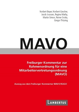 Abbildung von Beyer / Gescher | Handbuch MAVO-Kommentar | 2. Auflage | 2026 | beck-shop.de