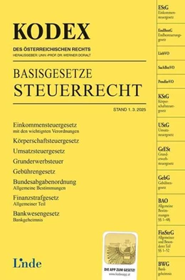 Abbildung von Doralt | KODEX Basisgesetze Steuerrecht | 1. Auflage | 2025 | beck-shop.de