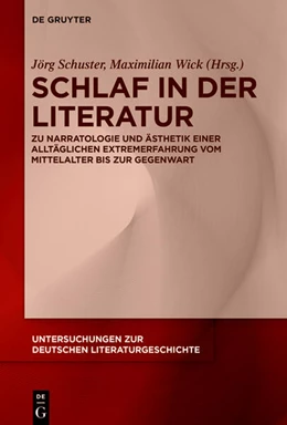 Abbildung von Schuster / Wick | Schlaf in der Literatur | 1. Auflage | 2025 | beck-shop.de