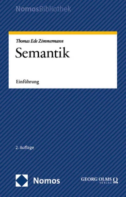 Abbildung von Zimmermann | Semantik | 2. Auflage | 2025 | beck-shop.de