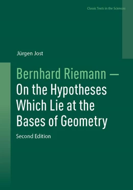 Abbildung von Jost | Bernhard Riemann — On the Hypotheses Which Lie at the Bases of Geometry | 2. Auflage | 2025 | beck-shop.de