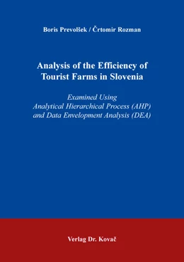 Abbildung von Prevolšek / Rozman | Analysis of the Efficiency of Tourist Farms in Slovenia | 1. Auflage | 2025 | 87 | beck-shop.de