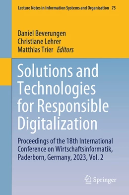 Abbildung von Beverungen / Lehrer | Solutions and Technologies for Responsible Digitalization | 1. Auflage | 2025 | beck-shop.de