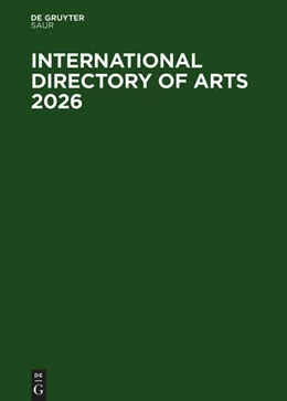 Abbildung von International Directory of Arts 2026 | 1. Auflage | 2025 | 50 | beck-shop.de