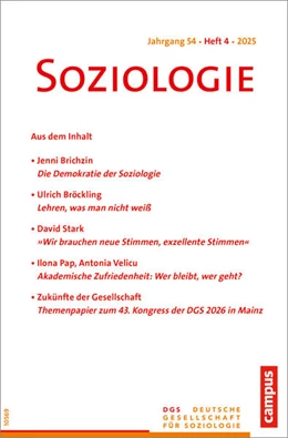 Abbildung von Poferl | Soziologie 4/2025 | 1. Auflage | 2025 | beck-shop.de