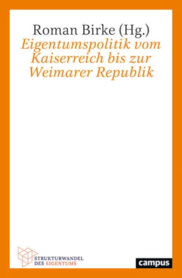 Abbildung von Birke | Eigentumspolitik vom Kaiserreich bis zur Weimarer Republik | 1. Auflage | 2025 | 11 | beck-shop.de