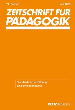 Abbildung von Klieme / Pant | Zeitschrift für Pädagogik 71.Beiheft 2025 | 1. Auflage | 2025 | beck-shop.de