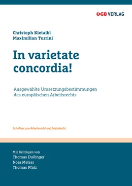 Abbildung von Turrini / Kietaibl | In varietate concordia! | 1. Auflage | 2025 | 52 | beck-shop.de