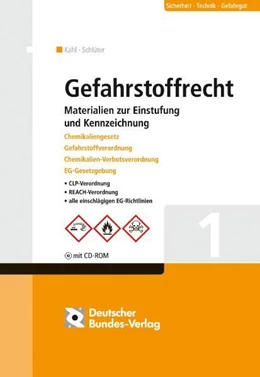 Abbildung von Kahl / Schlüter | Gefahrstoffrecht | 1. Auflage | 2018 | beck-shop.de