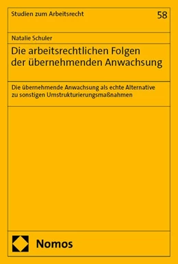 Abbildung von Schuler | Die arbeitsrechtlichen Folgen der übernehmenden Anwachsung | 1. Auflage | 2025 | beck-shop.de