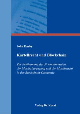 Abbildung von Darby | Kartellrecht und Blockchain | 1. Auflage | 2025 | 499 | beck-shop.de