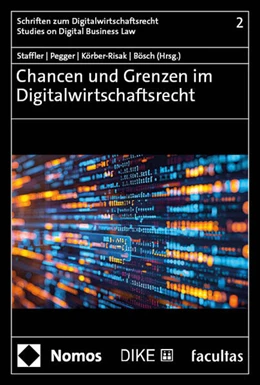 Abbildung von Staffler / Pegger | Chancen und Grenzen im Digitalwirtschaftsrecht | 1. Auflage | 2025 | beck-shop.de